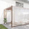 Priehľadná plachta s očkami 10 x 12 m, polyetylén
