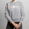 Essens Dámska mikina s potlačou - šedá Veľkosť: S Štýlová dámska mikina ESSENS Style