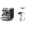 Rocket Espresso Mozzafiato FAST V, black + Rocket Espresso FAUSTINO 3.1, chrome