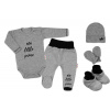 Baby Nellys Súpravička do pôrodnice Princ - sivá Baby Nellys 8596309031354