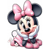 CUKROVÁ JEDLÝ OBRÁZOK NA TORTU VYTLAČENIE MYŠKA MINNIE dekorácia a5