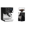 Rancilio Silvia BC PID, black + Eureka Mignon Silenzio 55, CR black