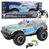 Policajný terénny automobil na diaľkové ovládanie RC 1:8 strieborný