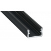 LEDLabs LUMINES LED profil typ A čierny eloxovaný 3 m