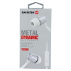 SLÚCHADLÁ SWISSTEN Earbuds DYNAMIC YS500 strieborné / BIELA