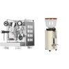 Rocket Espresso Appartamento, white + ECM C-Manuale 54, cream, oliva