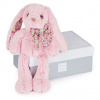Doudou Histoire d´Ours ružový zajačik 25 cm