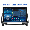Awesafe 13.1'' DAB Carplay Navi WIFI 6+128G Für Hyundai Santa Fe 2 2002-2016 Autoradio GPS wifi Modrátooth Android Auto DSP 8kern 4GSIM SWC