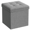 Textilomanie Taburet s úložným priestorom OTTOMAN 30x30 cm, sivý