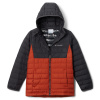 Detská Prešívaná bunda COLUMBIA POWDER LITE BOYS HOODED JACKET 1802901849 – Červená