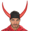 CHAKS Čelenka rohy červená 29 cm