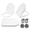 WC sedátko UF DUROPLAST FLAT- biele