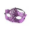 Karnevalová maska - škraboška fialová 1ks