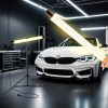 BERGE Sada detailingových lámp na statív 40W 3400LM + 10m opasok