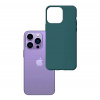 3mk ochranný kryt Matt Case pre Apple iPhone 14 Pro Max, lovage/tmavě zelená