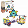 Magnetické kocky DK Magnetické kocky 100 prvkov Konštrukčné kocky Vozidlá 3D figúrky 100