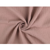 Mušelín / dvojitá gázovina Varianta: 8 (32) pudrová tmavá, Balení: 1 m