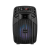 Prenosná batéria. FM USB karaoke reproduktor Bluetooth LED RGB 10W Music Box Mini