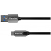 kruger & matz km0347 usb/usb-c kábel 0,5 m čierny