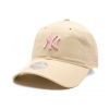 Dámská Kšiltovka New Era - MLB Contrast Stitch 9TWENTY - NY Yankees - Cream / Pink velikost One Size (56-59 cm)