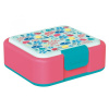 Quokka Twist Delený plastový box na jedlo 40258 Flowers