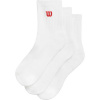 Wilson Quarter Top Sock Men's White, 3 páry, veľkosť S
