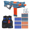 NERF PUŠKA ELITE 2.0 TURBINE CS-18 AUTOMAT 27 M + ŠÍPKOVÁ VESTA