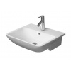 Duravit ME by Starck Zápustné umývadlo, 55x46 cm, 1 otvor na batériu, s WonderGliss, matná biela 03785532001