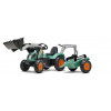 Falk Šliapací traktor 1054Y Farm Lander s nakladačom, bagrom a vlečkou