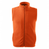 Vesta fleece unisex Rimeck Next - oranžová, S