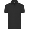 DAIBER JN 1302 / Pánska slim fit džersejová polokošeľa - black S