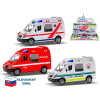 Mikro Auto záchranárske 12cm 1:32 na zotrvačník slovenský design, 3 druhy
