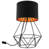 Light Home Stolná lampa Shade, 1x textilné tienidlo (výber zo 4 farieb), (výber z 3 farieb konštrukcie), g
