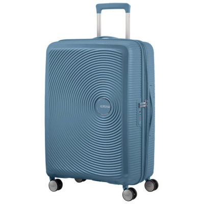 Cestovný kufor American Tourister Soundbox Spinner 55 Exp. 32G*001 (88472) - 51 stone blue