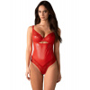 Body Obsessive Aliosa Teddy červená L/XL