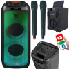 Blaupunkt PB10DB PartyBox prenosný Bluetooth reproduktor Karaoke mikrofón 2ks