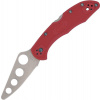 Tréningový nôž Spyderco Delica 4 Lightweight Trainer Red C11TR