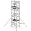 Pojazdné lešenie na rýchlu montáž MiTOWER Standard ,drevená plošina, d x š 1200 x 750 mm Altrex
