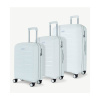 Sada cestovných kufrov ROCK TR-0241/3 PP - biela - 86 L / 59 L / 36 L + 15% EXPANDER