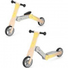 Odrážadlo plastové Spokey WOO-RIDE MULTI Dřevěné žluté