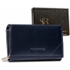 Peňaženka - Rovicky Peňaženka Prírodná koža Navy Blue R-RD-38-GCL Navy-Women's Product (Rovicky Dámske kožené portfólio RFID Portmonette)