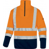 DELTA Delta Plus SVETER MARMOT FLUO - Fluo oranžová-Nám. modrá, XL Fluo oranžová-Nám. modrá, XL