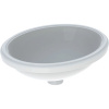 GEBERIT VariForm oválne vstavané umývadlo pod dosku bez otvoru, bez prepadu, 495 x 420 mm, biela, 500.750.01.2