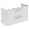 Ideal Standard i.Life A Skrinka pod umývadlo, 100x44x63 cm, 2 zásuvky, matná biela T5257DU