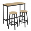 Textilomanie Jedálenský set 1+2, barový stôl 100x40 cm a barové stoličky TAYLOR SONOMA