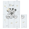 CEBA BABY prebaľovacia podložka cestovná 50 × 80 cm, Disney Minnie & Mickey Grey