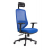 Ergonomická stolička KELLY Prevedenie: Blue/Blue s opierkou
