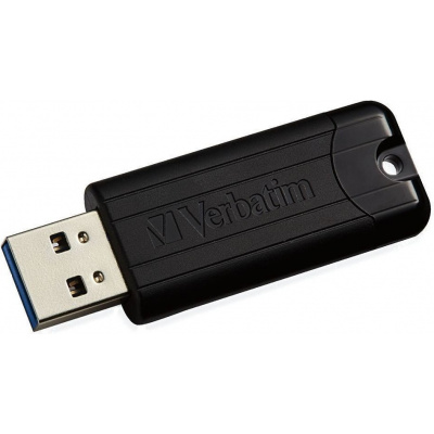 VERBATIM Flash disk Store ´n´ Go PinStripe/ 64GB/ USB 3.0/ černá 49318