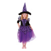 Detský kostým čarodějnica fialová, čarodejnica/Halloween (M) e-obal