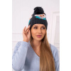 Legínovo Dámska čiapka Sova K340 béžová Farba: Námornícka modrá, Veľkosť: UNI